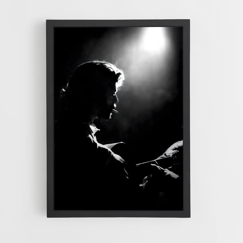 Poster Guitariste Élégant – affiche Danse (vue 2)